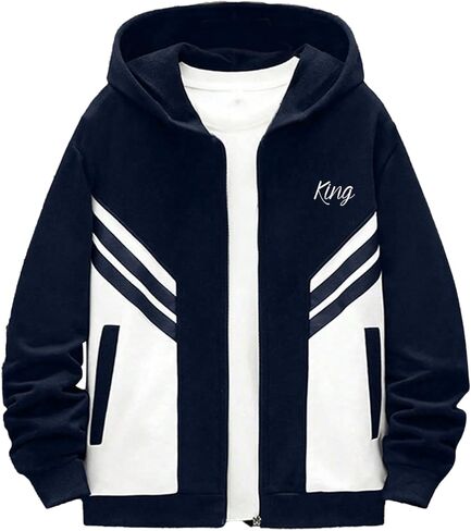 1 PCS Boys Casual Jacket for Teens and Youth, Lightweight Outdoor Sports Coat, Daily Wear Windbreaker in Saudi Arabia