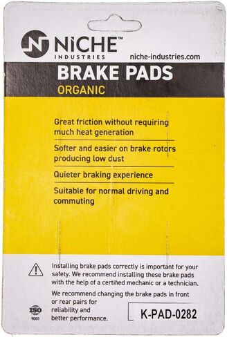 NICHE Brake Pad Set for Kawasaki Ninja ZX6R ZX9R ZZR600 ZX10R 43082-0004 Rear Organic in Saudi Arabia