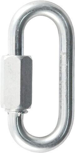 CURT 82611 Threaded Quick Link Trailer Safety Chain Hook Carabiner Clip, 1/4-Inch Diameter, 4,400 lbs Break Strength in Kuwait