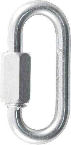 CURT 82611 Threaded Quick Link Trailer Safety Chain Hook Carabiner Clip, 1/4-Inch Diameter, 4,400 lbs Break Strength in Kuwait