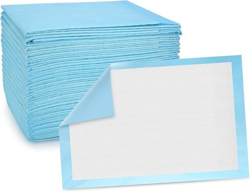 وسائد سرير للاستعمال مرة واحدة من بيرلز لعلاج سلس البول، وسادات سرير كبيرة جدًا للاستعمال مرة واحدة مع أشرطة لاصقة، وسادات سرير لسلس البول للاستعمال مرة واحدة مقاس 76.2 × 91.44 سم، وسادات داخلية للاستعمال مرة واحدة للبالغين (عبوة من 30 قطعة) in Kuwait