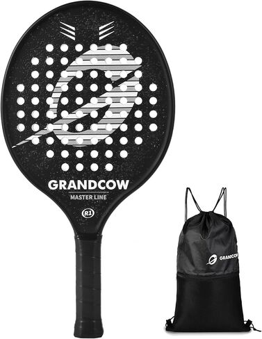 منصة التنس مضرب المضرب برو ألياف الكربون من المجاذيف خفيفة الوزن مضرب بادمل in Kuwait