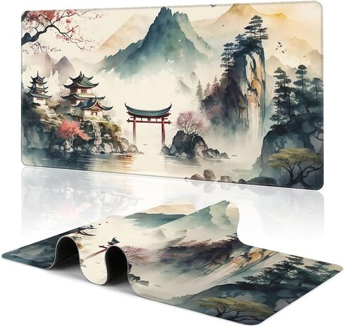 Galaxy Large Mouse Pad Starry Sky Desk Mat for Desktop, Large Gaming Mouse Pad, XXL Desk Pad Mat Non-Slip Rubber Base, Big Extended Desk Protector for Home Office, 31.5"x15.8 in Saudi Arabia