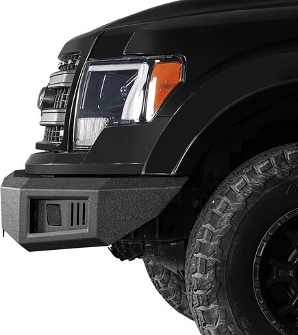Hooke Road Guardian F150 Front Bumper for Ford F-150 2009 2010 2011 2012 2013 2014 (Exclude Raptor), Full Width Steel Offroad Bumper w/License Plate Mount in Saudi Arabia