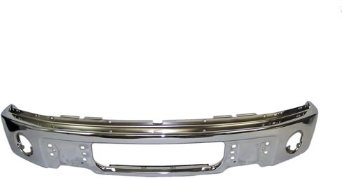 FOR FORD F150 2009-2014 FRONT BUMPER FACE BAR CHROME WITH FOG LAMP HOLES FO1002411 in Saudi Arabia
