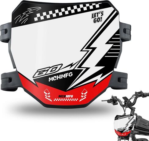 Front Number Plate for Electric Bike - License Plate Frames Compatible with Q20 Super 73 (No Sticker) in Saudi Arabia