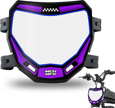 Front Number Plate for Electric Bike - License Plate Frames Compatible with Q20 Super 73 (No Sticker) in Saudi Arabia
