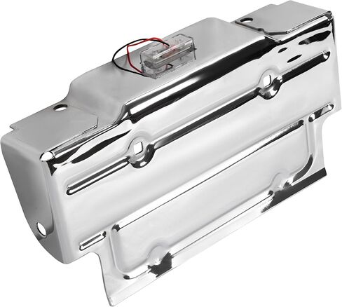 Rear License Plate Bracket with Lamp Compatible with 1967-1995 Chevy Chevrolet Blazer GMC Jimmy Suburban Van Pickup Replace for GMK414388567 License Holder Pocket Mounting Frame Silvery in Kuwait