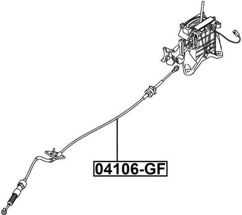 كابل تغيير تروس ناقل الحركة فبراير 04106-GF OEM 2430A132 in Kuwait