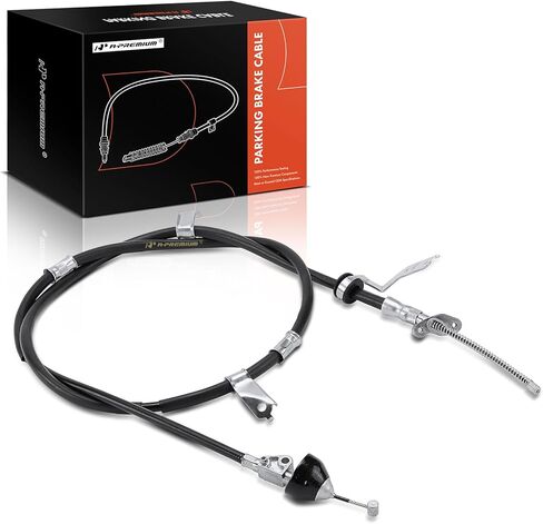 A-Premium Parking Brake Cable Assembly Compatible with Toyota and Lexus Models - Highlander 2004-2007, RX330 2004-2006, RX350 2007-2008 - Rear Passenger Side, Replace# 4642048171 in Saudi Arabia