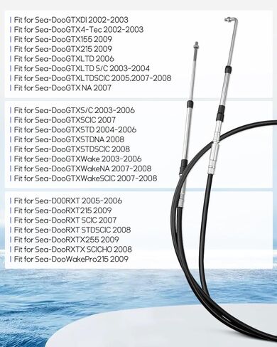 Reverse Cable Fit for Sea-Doo GTX RXT Wake Pro, Replacement 277000948 268000039 268000030 268000020 in Saudi Arabia