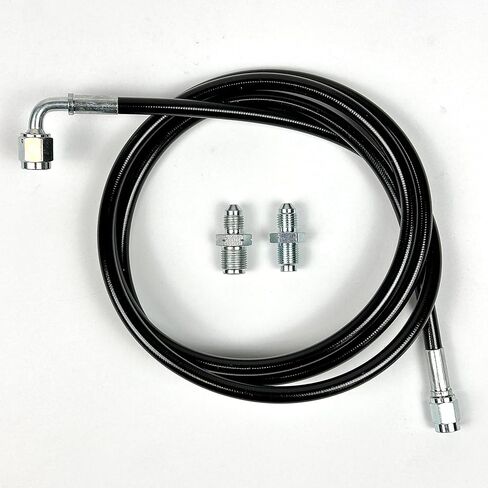 Valex Racing Stainless Steel Clutch Line for Honda Prelude 1992-1996, Bolt On Replacement, Black in Kuwait
