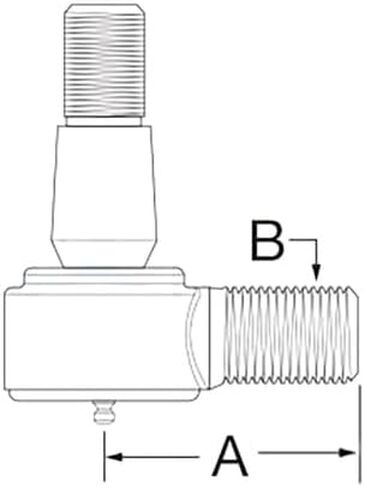 All States Steering Cylinder End fits Case IH 5120 5130 5140 5220 5230 5240 5250 T102913 3233186R91 in Kuwait