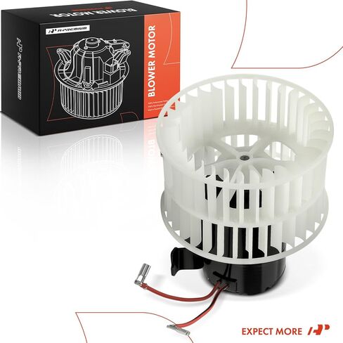 محرك سخان منفاخ A-Premium HVAC مع قفص مروحة متوافق مع مركبات Saab - 9-3 1999 2000 2001 2002 2003 - الجانب الأمامي in Saudi Arabia