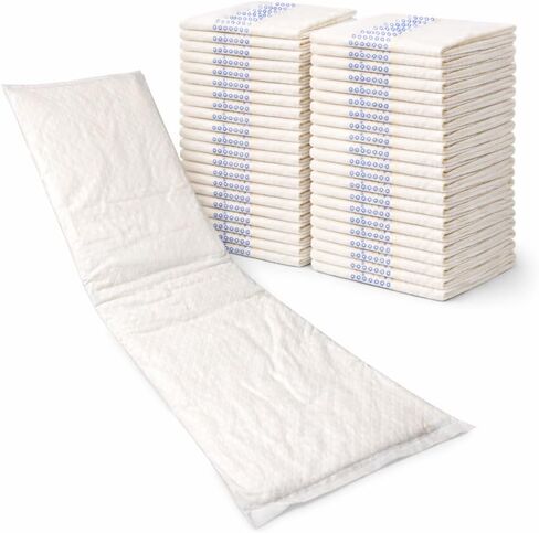 Extra Large Super-Absorbent Contoured Hospital Style Pad Liners - 7"X14" - Maternity Pads- Incontinence Liners (20) in Kuwait