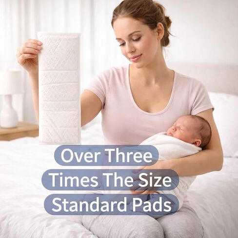 Extra Large Super-Absorbent Contoured Hospital Style Pad Liners - 7"X14" - Maternity Pads- Incontinence Liners (20) in Kuwait