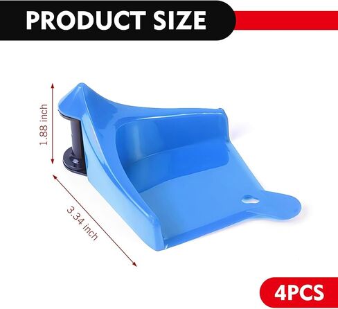 4 PCS Car Hose Guide, Plastic Anti-winding Car Wash Tire Stopper with Portable Hanging Hole, Wash Tool to Avoid Snagging Accessory, Suitable for Most Cars SUVs Bikes Motorcycles (Blue) in Saudi Arabia