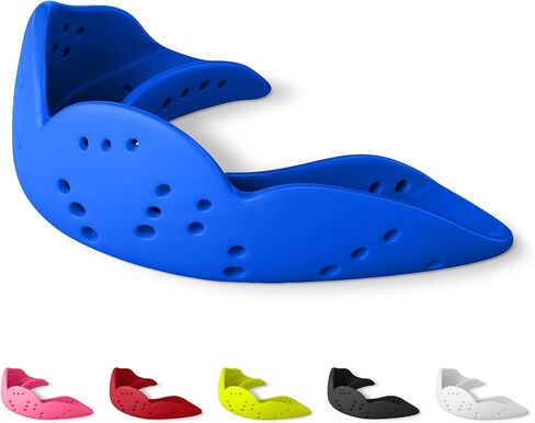 واقي الفم الصغير SISU Aero، أصفر مشمس - نحيف 1.6 مم - تصميم نحيف - قابل لإعادة التشكيل حتى 20 مرة - للرياضات الجماعية - غير سام in Kuwait