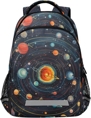 MNSRUU Laptop Backpack with Chest Strap, Green Moth School Backpack, Travel Hiking Bag for Boys Girls Teen College Adult, Rucksack Knapsack in Kuwait