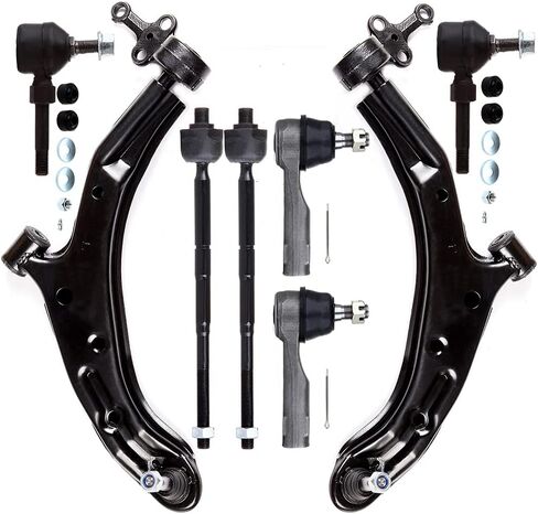 ASAPE 8 Pcs Suspension Kit - Fit 2001-2006 for Nissan Sentra, Include - Front Lower Control Arm and Ball Joint Inner Outer Tie Rod End Sway Bar End Link OE# K620358 K620359 in Saudi Arabia