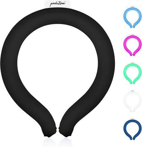 Neck Cooling Tube, Reusable Ice Neck Cooler Wearable Body Cooling Products for Outdoor Indoor, Neck Coolers for Hot Weather in Kuwait