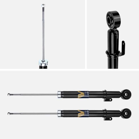 AISIN SABH-00024 Rear Struts Shock Absorbers - Compatible with Acura RL 2005-2012 - Set of 2 in Saudi Arabia