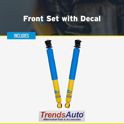 4600 Series Pair of Front Shocks fits 2017 2025 F250 F350 Super Duty 4WD Without Tremor Off-Road Package | Includes TrendsAuto Decal | 24-274937 in Kuwait