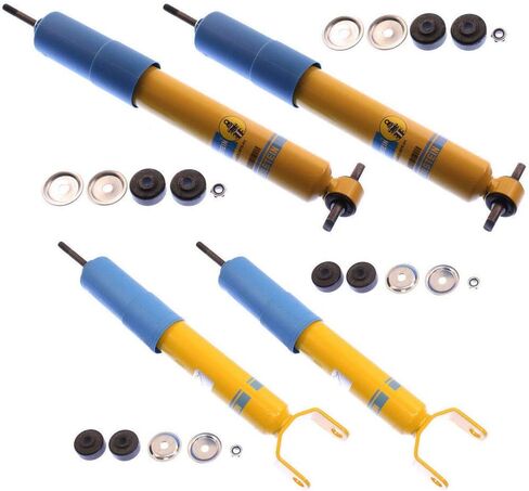 Bilstein 24-029759 & 24-029766 Front and Rear B6 Performance Suspension Strut Assemblies Fits 1997 2004 Corvette Convertible w/o Electronic Suspension in Kuwait