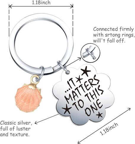 Starfish Keychain Thank You Gifts For Coworkers Friends Birthday Christmas Gift Appreciation Keychain in Kuwait