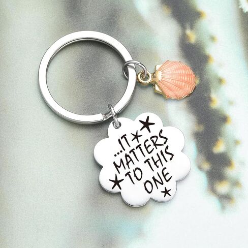 Starfish Keychain Thank You Gifts For Coworkers Friends Birthday Christmas Gift Appreciation Keychain in Kuwait
