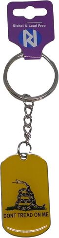 Trade Winds Gadsden Don't Tread On Me DTOM Yellow Keychain Key Chain Ring in Saudi Arabia