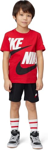 Nike Boys' Sportswear Wrap T-Shirt and Shorts 2-Piece Outfit Set in Saudi Arabia