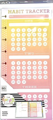 MAMBI, The Happy Planner - Classic Habit Trackers Half Sheet in Kuwait