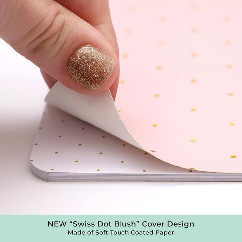Blue Sky Day Designer 2026-2027 Monthly Academic Year Teacher Planner Calendar, July 2026 - June 2027, 8.5" x 11", Coated Paper Cover, Stapled Binding, Swiss Dot Blush in Saudi Arabia