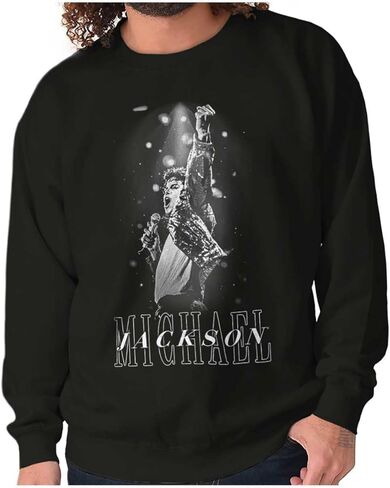 سويت شيرت Brisco Brands Michael Jackson Iconic King of Pop للرجال والنساء in Saudi Arabia