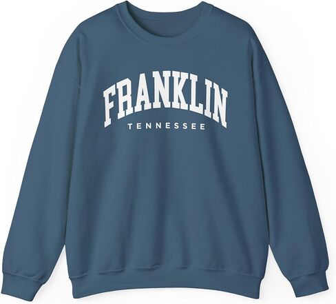 Franklin Tennessee Adult Unisex Crewneck Sweatshirt in Saudi Arabia