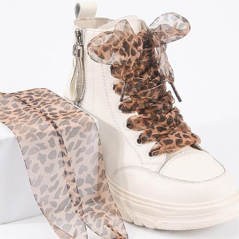 6 Pairs Ribbon Shoe Laces, Soft Cute Satin Shoelaces for Women Girls Sneakers, Novelty Fancy Lace Shoestrings in Kuwait