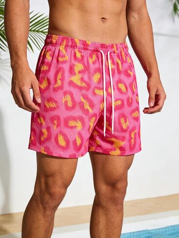 Men's Casual Shorts with Pockets, Quick-Dry & Machine Washable, Streetwear Style for Daily Wear, Outdoor, Vacation in Saudi Arabia