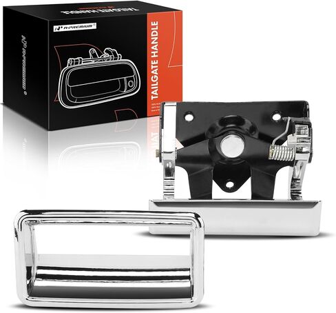 A-Premium Tailgate Handle Liftgate Latch Handle with Bezel Compatible with Chevrolet C1500, C2500, C3500, C3500HD, K1500, K2500, K3500 & GMC C1500, C2500, C3500, C3500HD, K1500, K2500, K3500 in Saudi Arabia