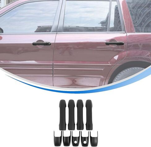 Exterior Door Handle Cover for Honda Pilot 2003 2004 2005 2006 2007 2008 Accessories, ABS Auto Outside Door Handle Protector Cover Trim (Sliver) in Saudi Arabia