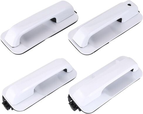 مقبض الباب الأمامي والخلفي للسائق وجانب الراكب مقبض الباب الخارجي متوافق مع Ford F150 F-150 2015-2020 بيك اب شاحنة استبدال OE FL3Z1522405AA JC3Z2626605AA JC3Z2522404AA in Kuwait