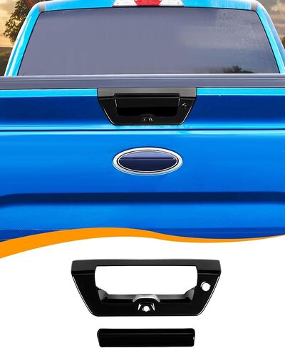 Hoolcar Chrome Tailgate Handle Covers Trim Overlay Compatible with 2015-2020 Ford F150 Exterior Accessories Tailgate Handle Protector Shell in Saudi Arabia