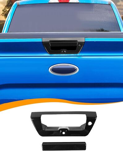 Hoolcar Chrome Tailgate Handle Covers Trim Overlay Compatible with 2015-2020 Ford F150 Exterior Accessories Tailgate Handle Protector Shell in Saudi Arabia