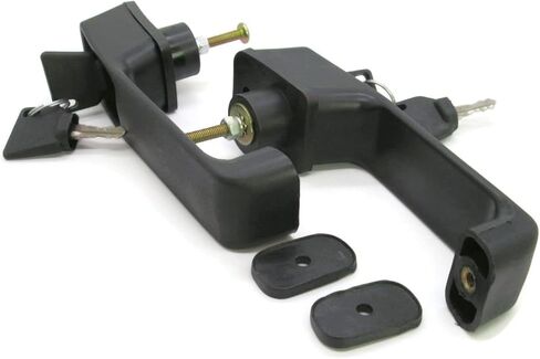 أجزاء المحراث الخلفي JCB: مجموعة من مقبضي باب مع 4 مفاتيح لنماذج مختلفة من مقبض الباب رقم الجزء. 123/02590 in Kuwait