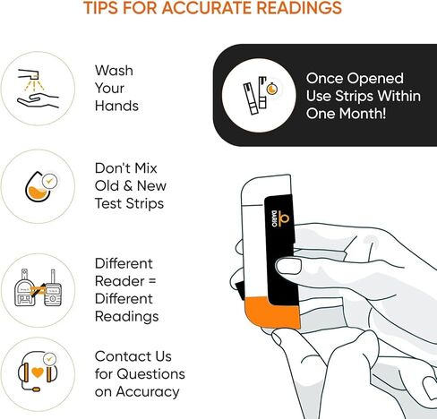 Dario 100 Blood Glucose Test Strips - Use only with Dario Monitor (25 Pack x 4) in Kuwait