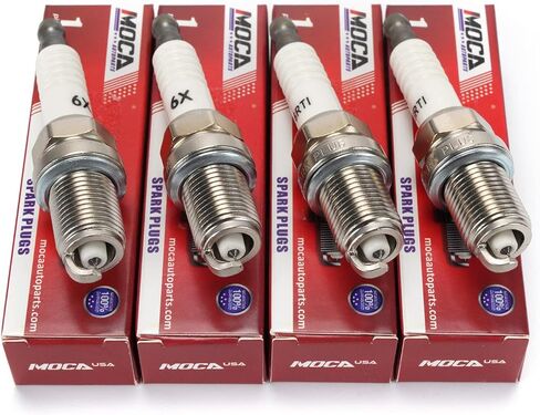 4 Spark Plugs 4503/PK16TT fit 1995-2014 for Dodge Ram 1500&1991-2010 for Toyota Tacoma Corolla & 1991-2010 for Honda Odyssey Accord & 2000-2012 for Hyundai Elantra Accent 1.6L-5.4L in Kuwait
