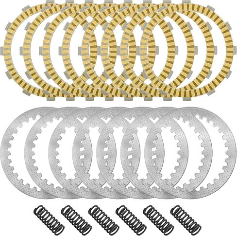 Caltric Clutch Friction Plates and Springs Compatible with Honda VT1300CT Interstate 1300 2010 2011 2012-2015 in Saudi Arabia