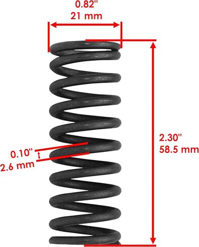 Caltric Clutch Friction Plates and Springs Compatible with Honda VT1300CT Interstate 1300 2010 2011 2012-2015 in Saudi Arabia
