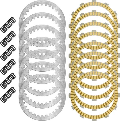 Caltric Clutch Friction Plates and Springs Compatible with Honda VT1300CT Interstate 1300 2010 2011 2012-2015 in Saudi Arabia