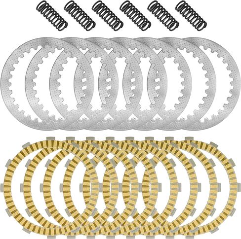 Caltric Clutch Friction Plates and Springs Compatible with Honda VT1300CT Interstate 1300 2010 2011 2012-2015 in Saudi Arabia